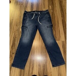 Torrid Jeans Womens 3R Plus Weekend Boyfriend Straight Super Soft Cargo